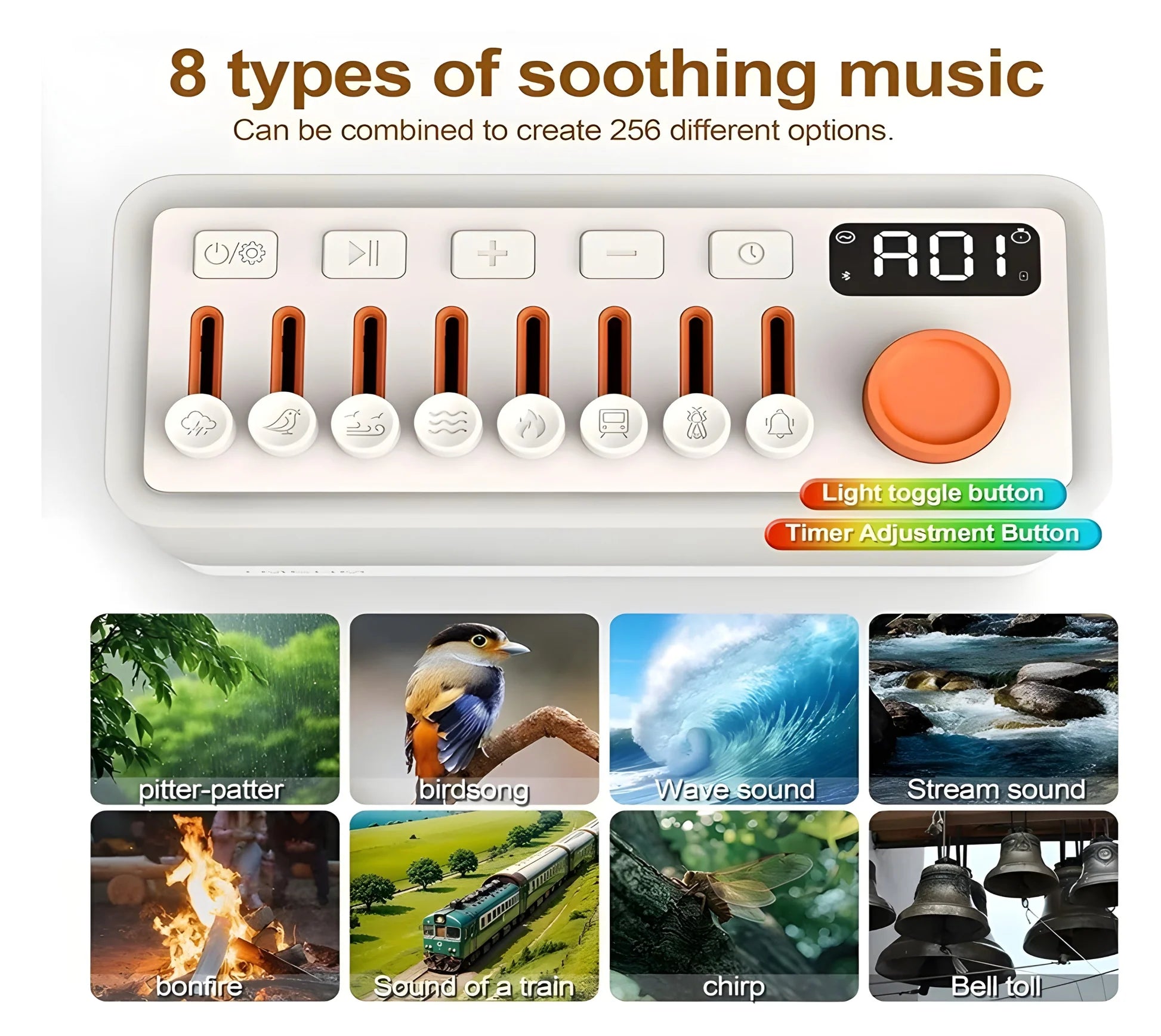 Lumisleep 3 in 1 Natural Sound Machine